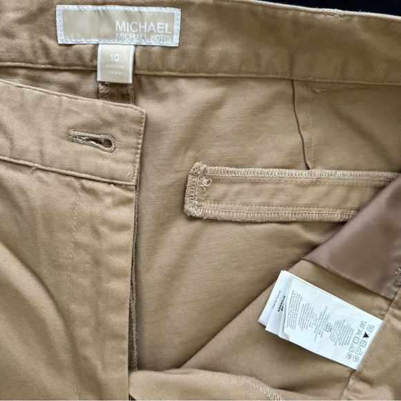 Michael Kors Tan Straight Leg Pants - Picture 3 of 7